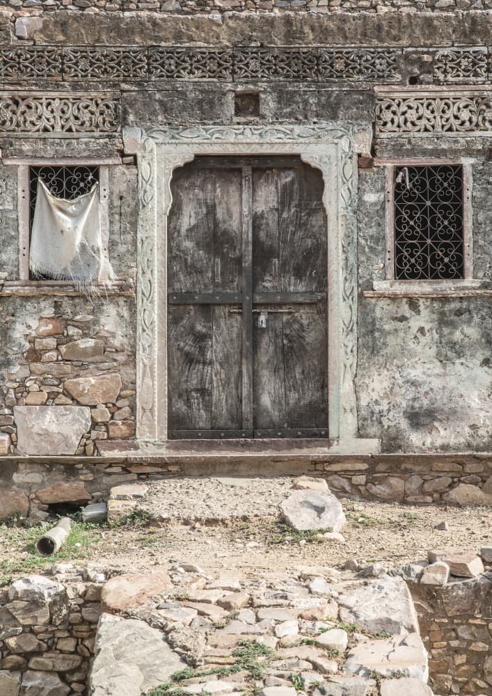Weathered Entrance by Shot by Clint — canvas wall art