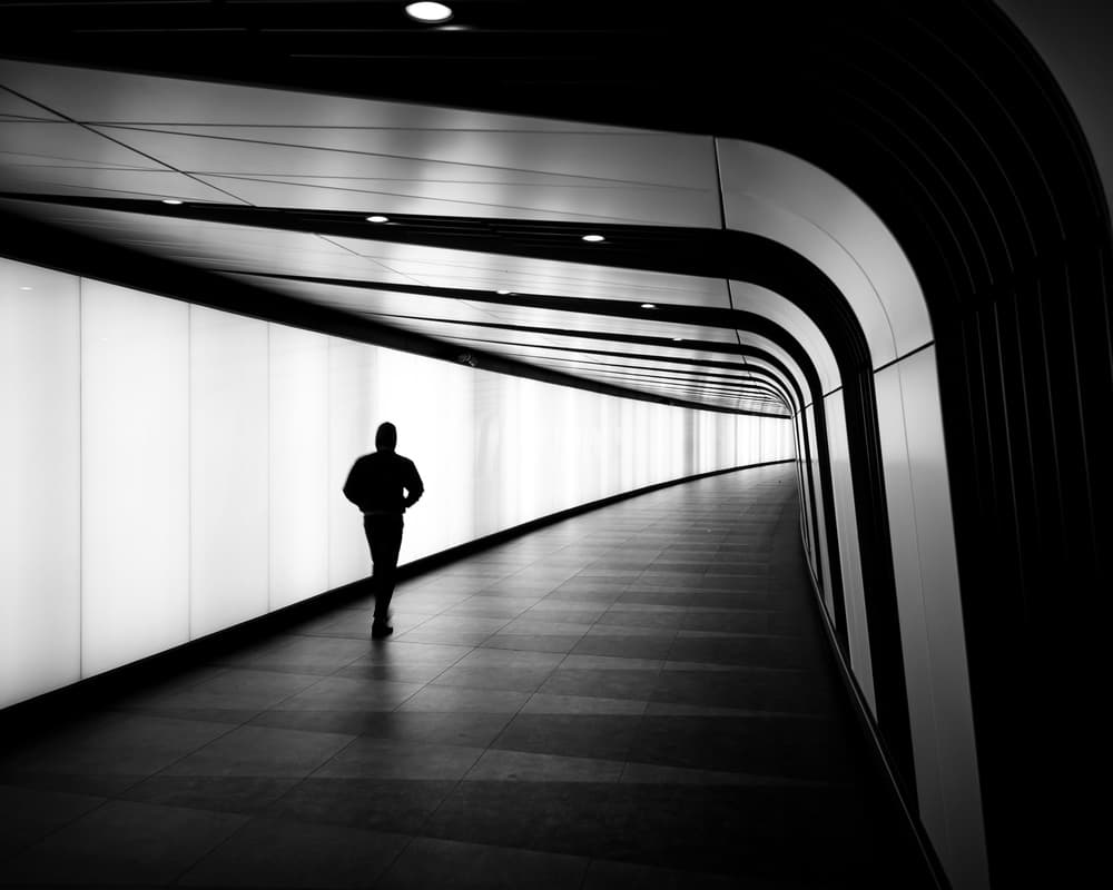 Solitary Tunnel Path by Stefan Buder — canvas wall art