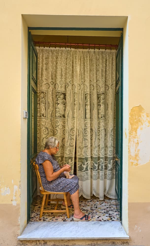 Lace Curtain Home Life by Avital Hershkovitz — canvas wall art