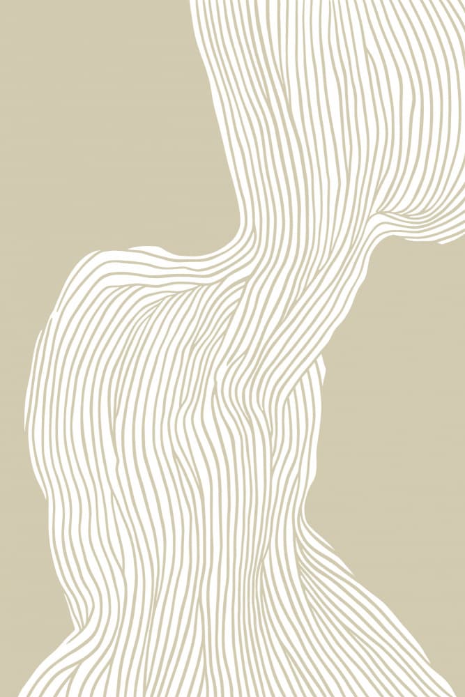 Flowing Linescape by Treechild — canvas wall art