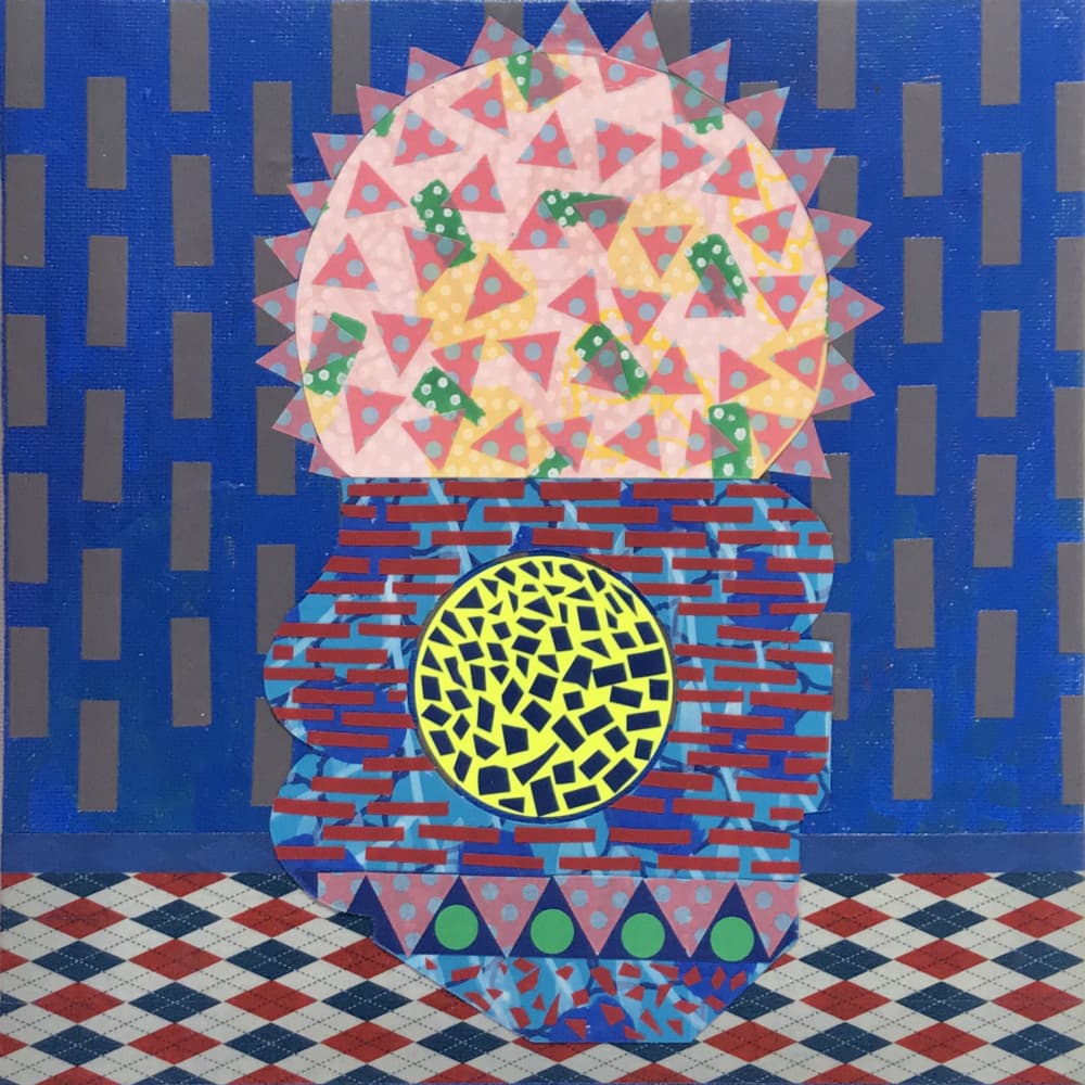 Vibrant Patterned Composition by David Galan — canvas wall art