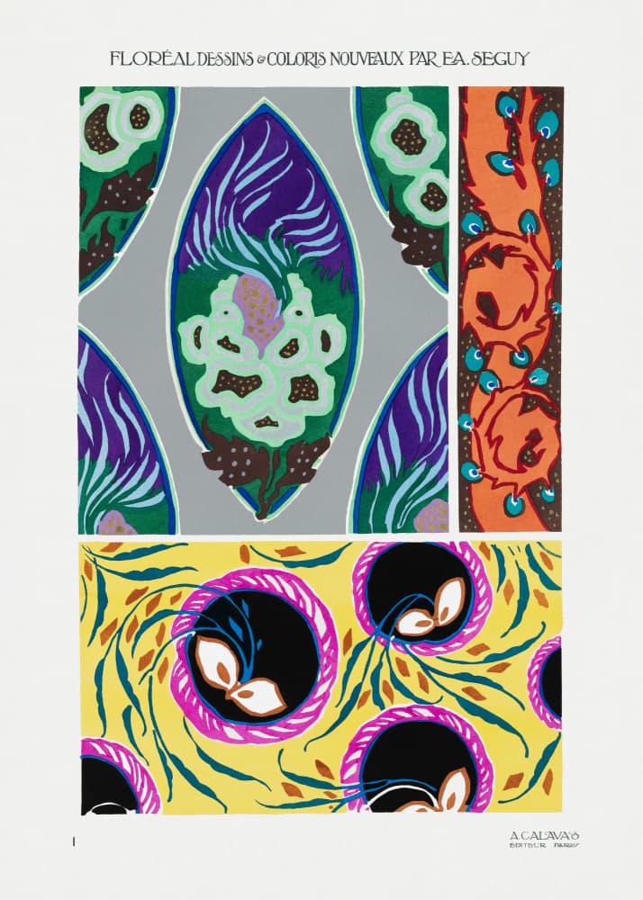 Patern 1 by Emile Alain Seguy — canvas wall art