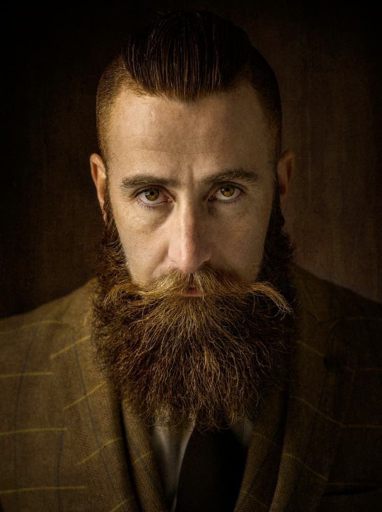 Intense Bearded Portrait by Catchlight Studio — canvas wall art