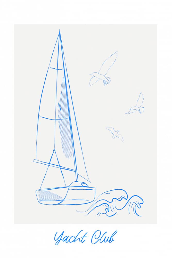 Yachtclubno03 by Treechild — canvas wall art