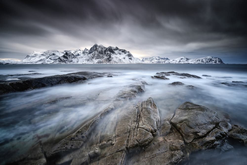 Misty Winter Coast by Adam Pachula — canvas wall art