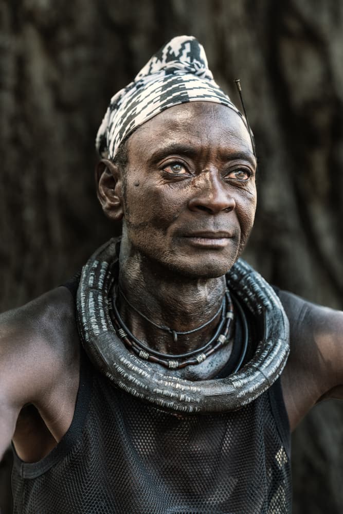 Contemplative African Man by Trevor Cole — canvas wall art
