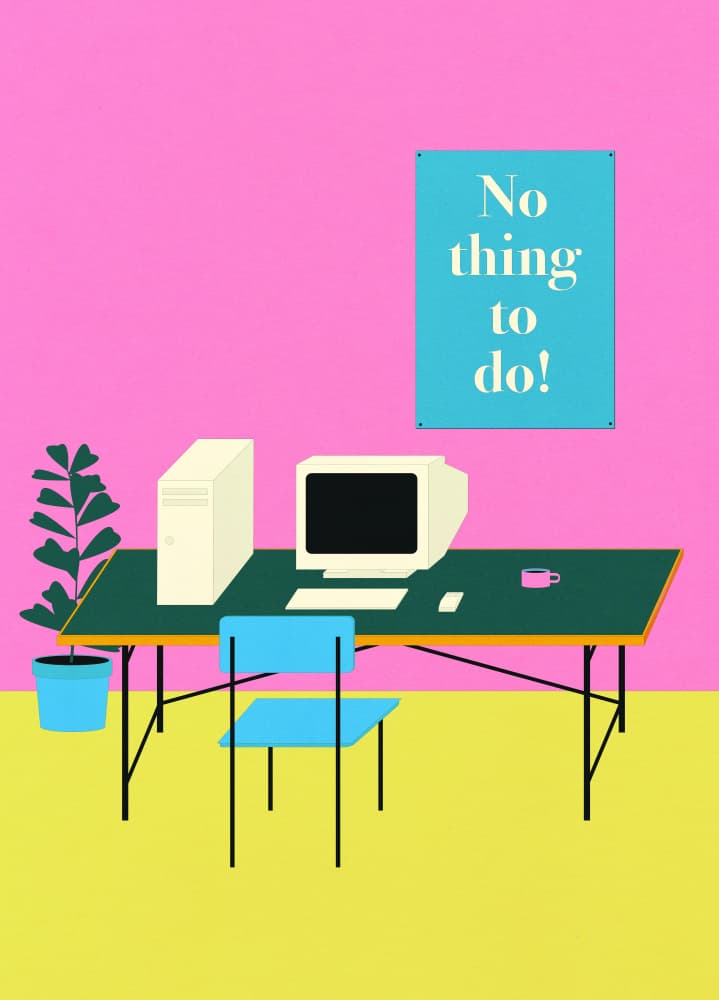 Nothing To Do by Rosi Feist — canvas wall art