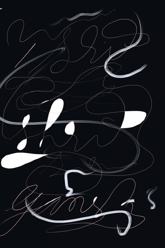 Abstract Calligraphy Script by Nilesh Kulkarni — canvas wall art