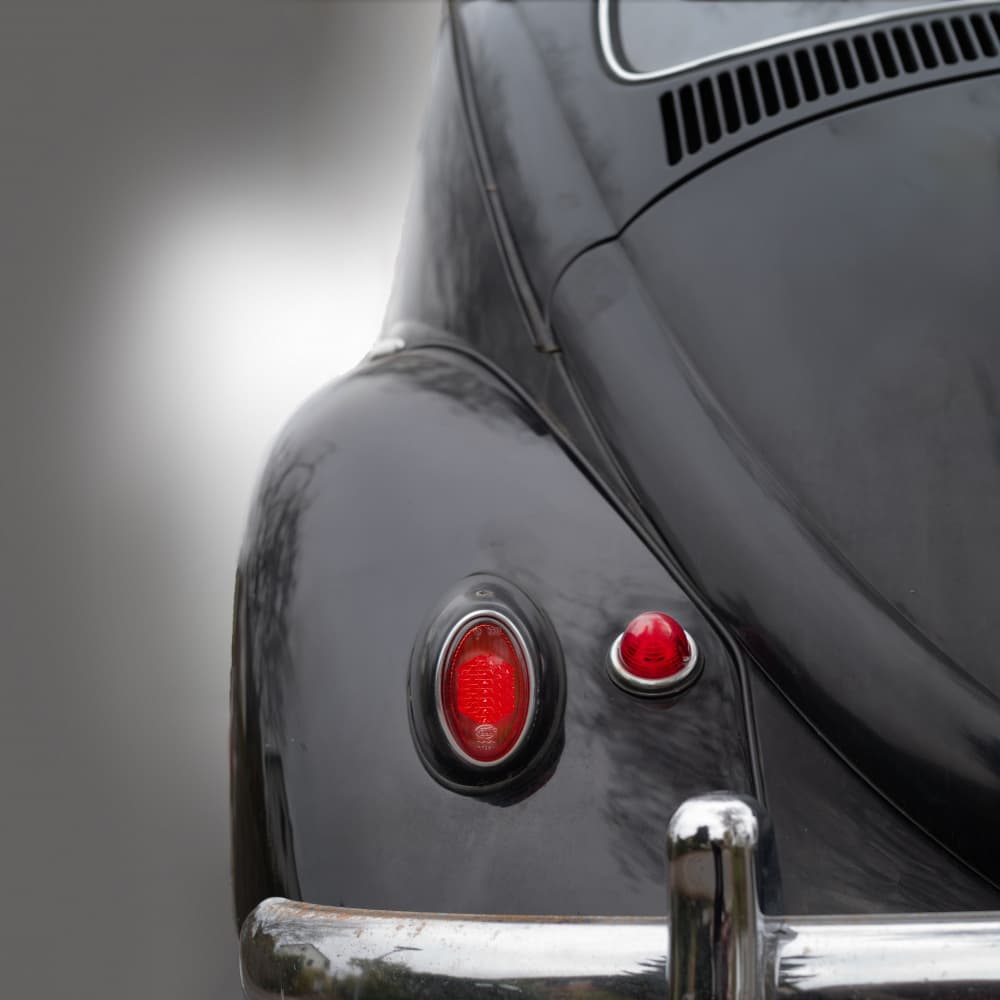 Vintage Beetle Rear by FranzStaab — canvas wall art