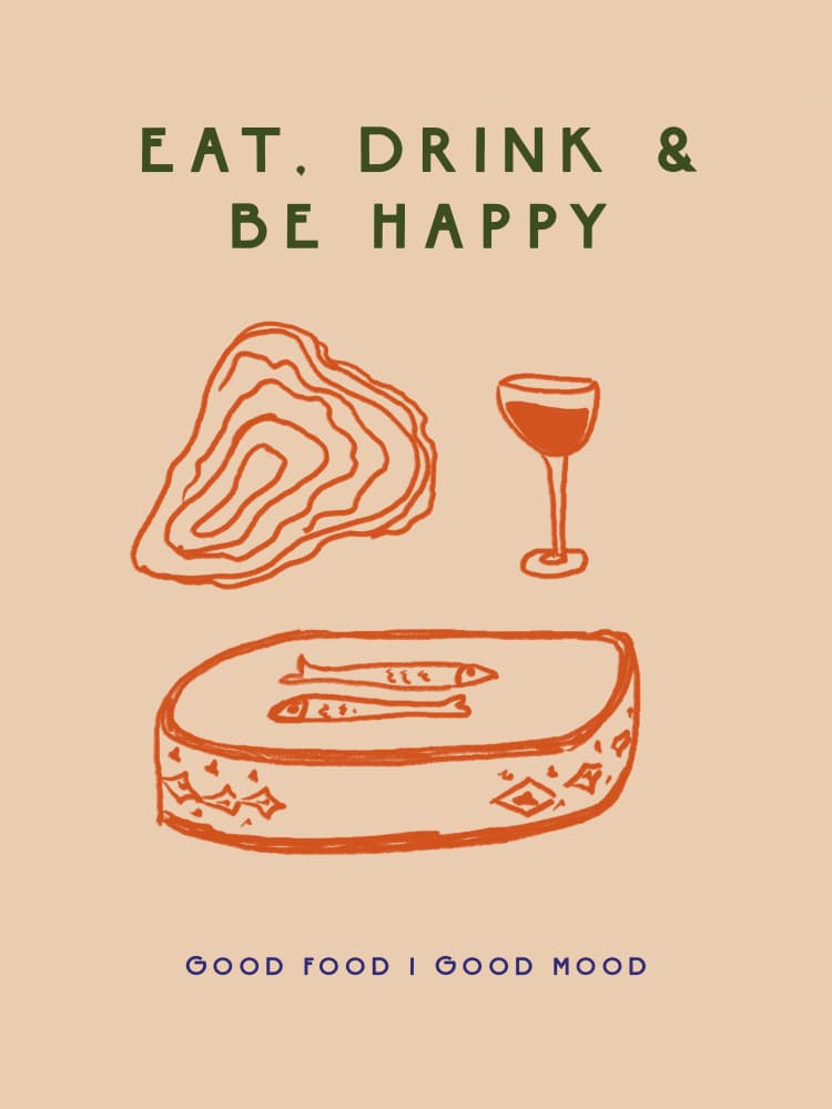 Feast &amp; Joy by Treechild — canvas wall art