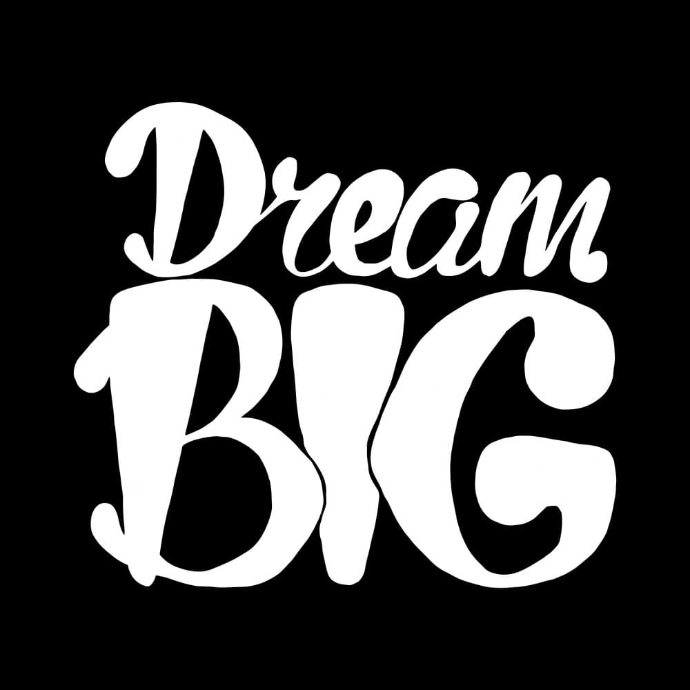 Dream Big Motivation by Marika Barsrsind — canvas wall art