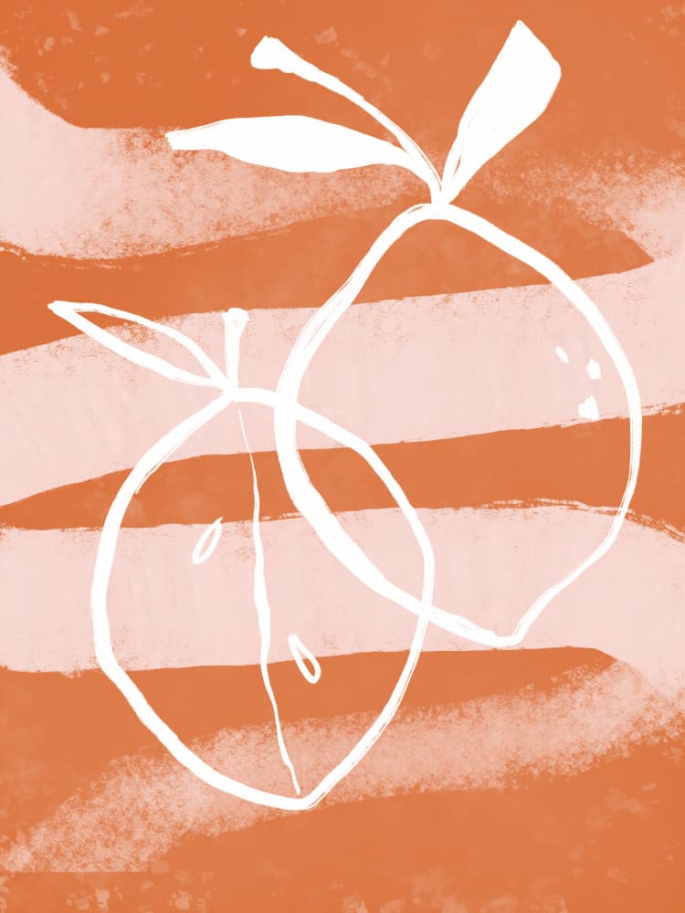Citrus Whisperings by Treechild — canvas wall art
