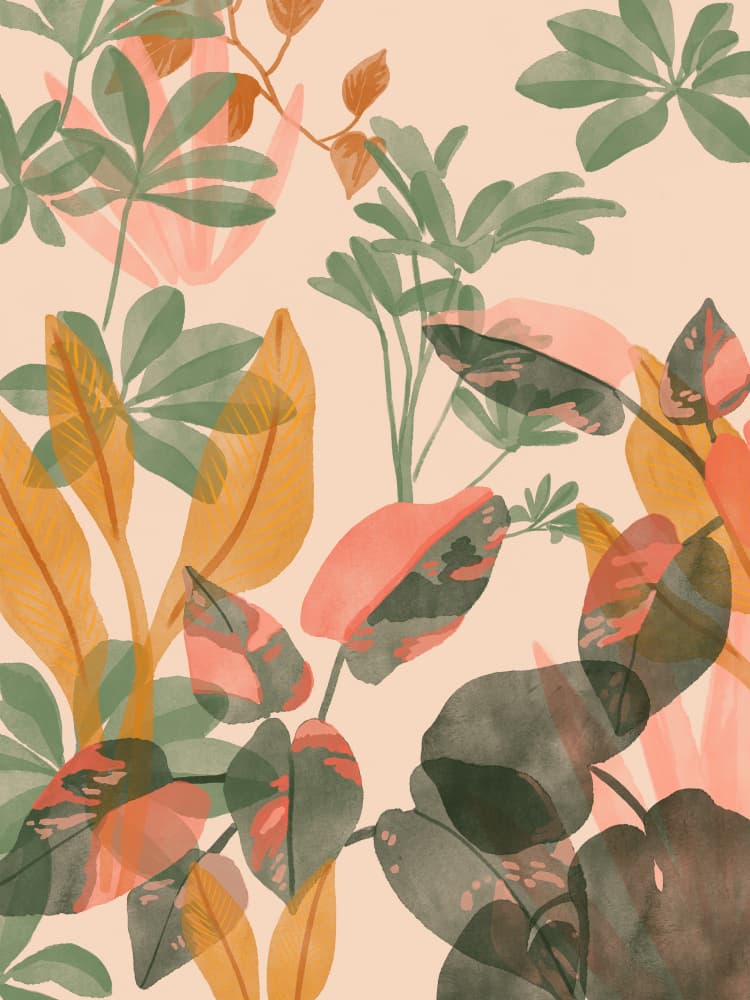 Tropical Mess by Goed Blauw — canvas wall art