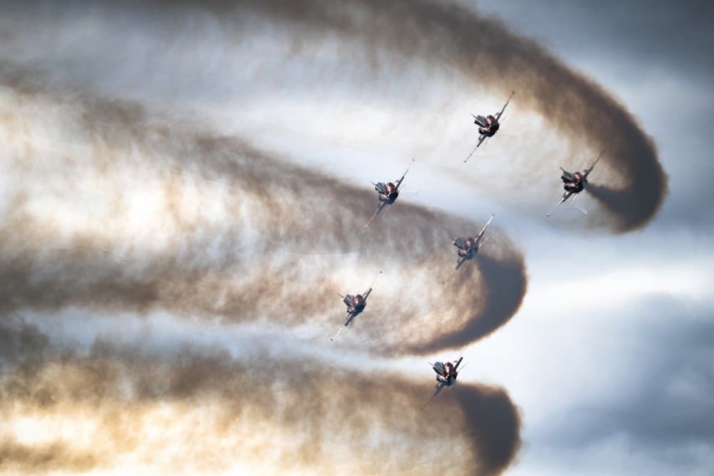 Dynamic Jet Formation by Piotr Wrobel — canvas wall art