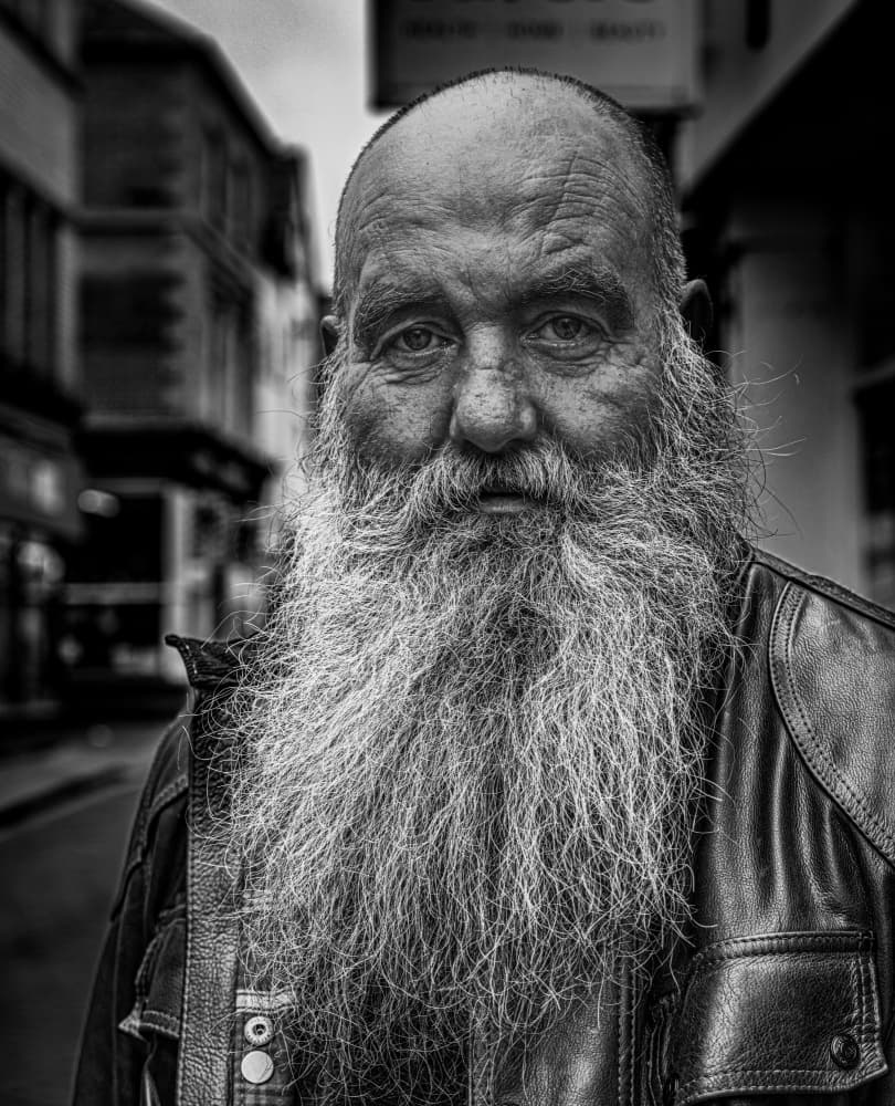 Bearded Man Portrait by Simon JG Ciappara FRPS — canvas wall art