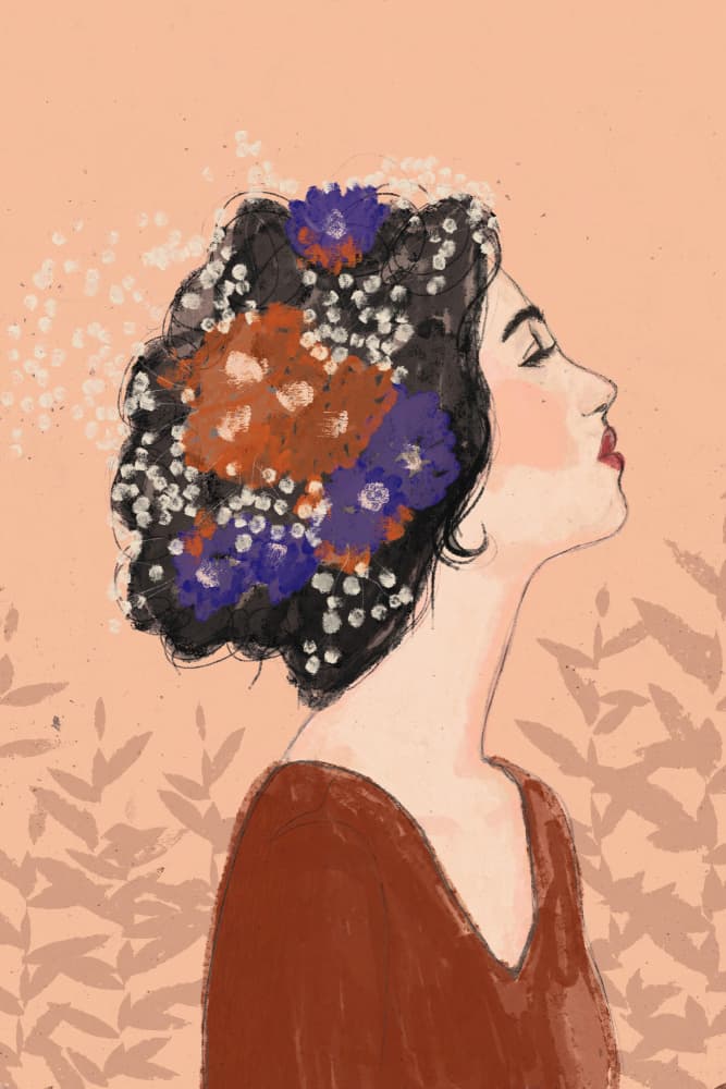 Floral Reverie by Treechild — canvas wall art