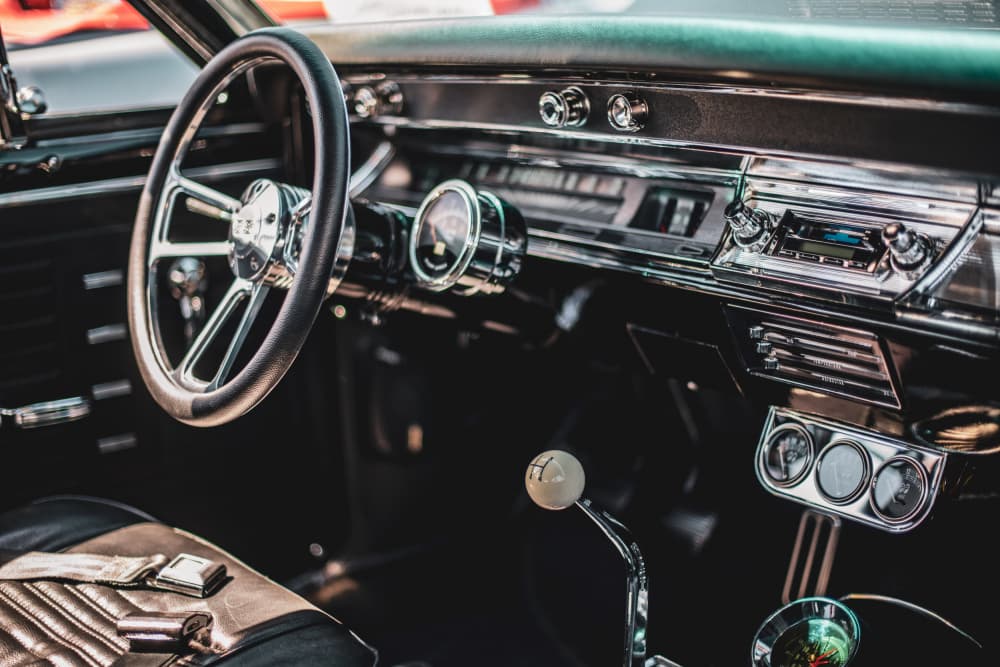 Vintage Muscle Interior by Tim Mossholder — canvas wall art