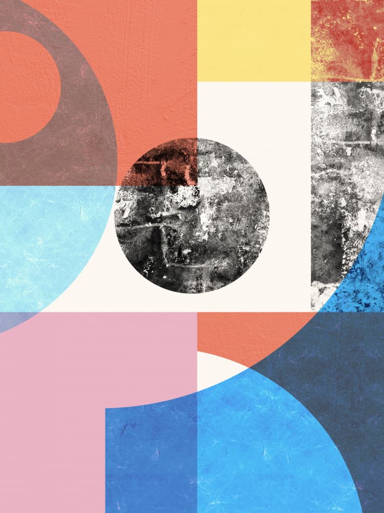 Abstract Urban Geometry by Vitor Costa — canvas wall art