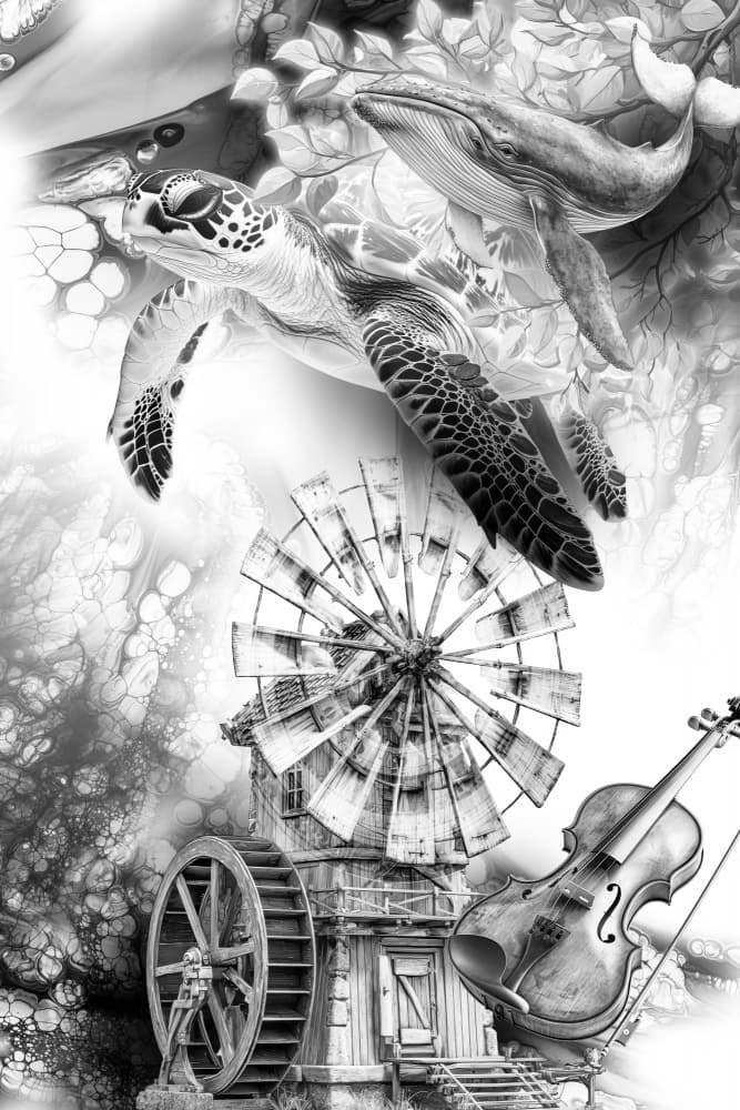 Serene Mill Harmony by Rafal Kulik — canvas wall art
