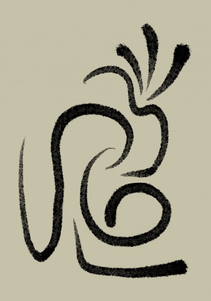 Fluid Organic Lines by Cesare Bellassai Art — canvas wall art