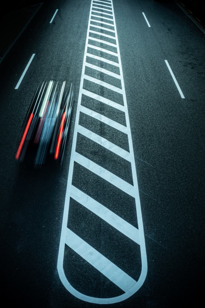 Dynamic Night Drive by IKUMI FUKAZAWA — canvas wall art