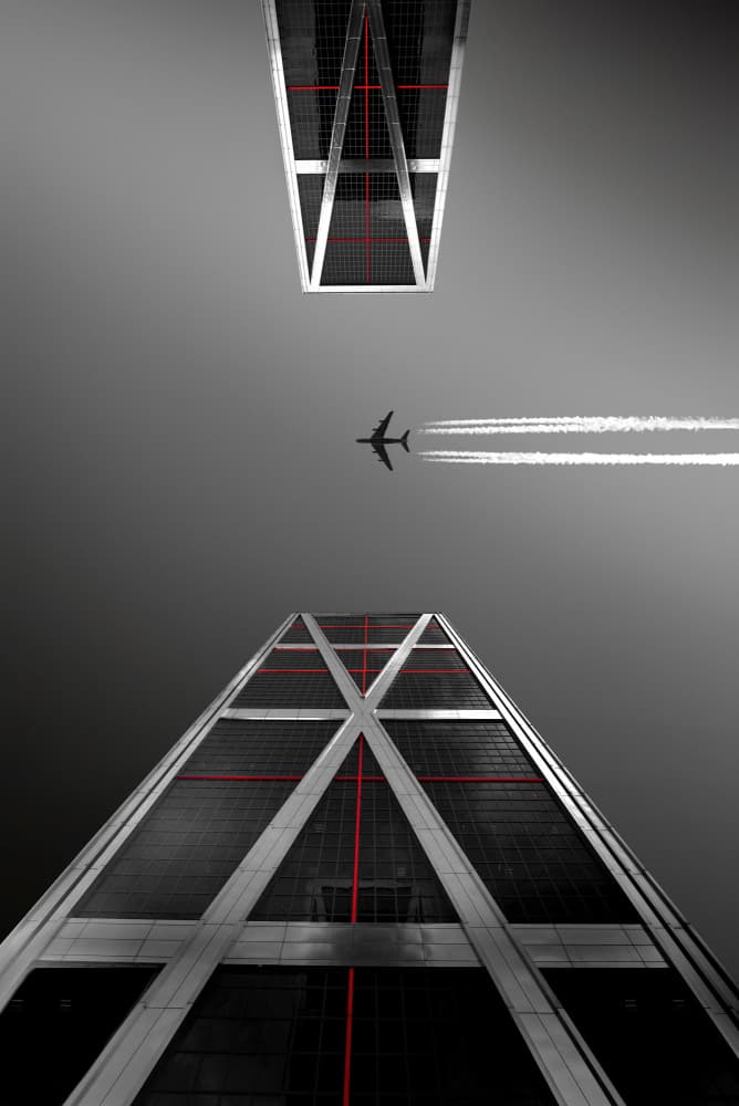 Soaring City Flight by Jorge Pimenta — canvas wall art