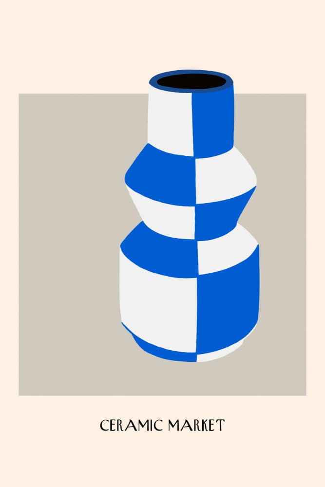 Ceramicmarket by Treechild — canvas wall art