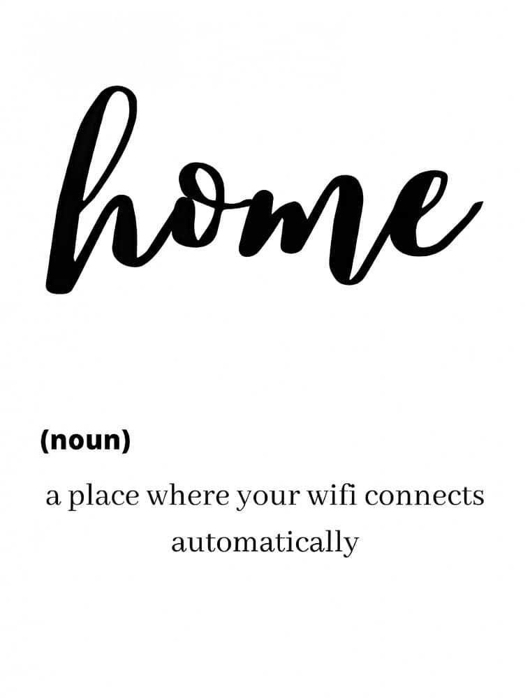 Home noun by Kristina N. - SoulArt Shop — canvas wall art