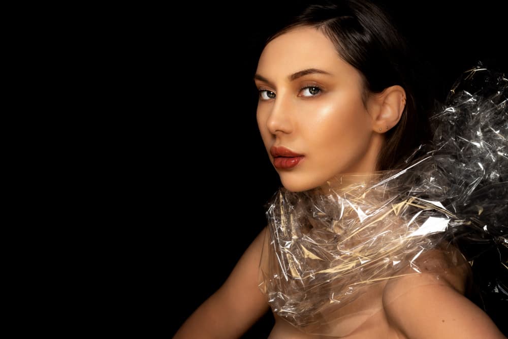 Elegant Plastic Portrait by Andrea Ventura — canvas wall art