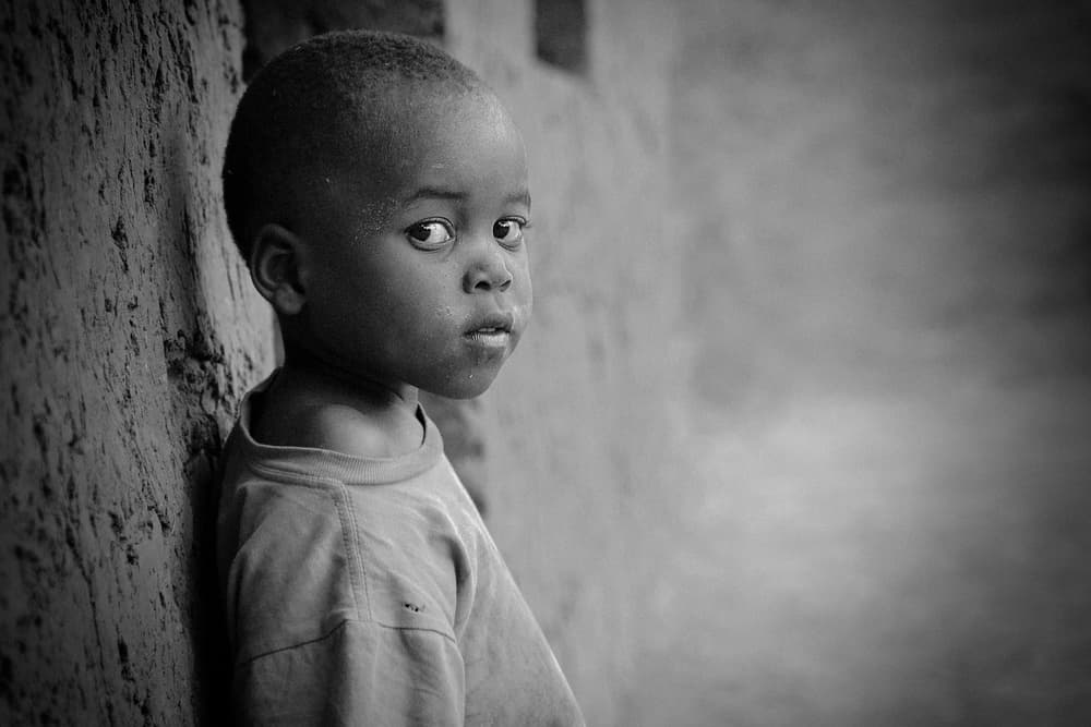 Young Boy's Gaze by ADIREK M — canvas wall art