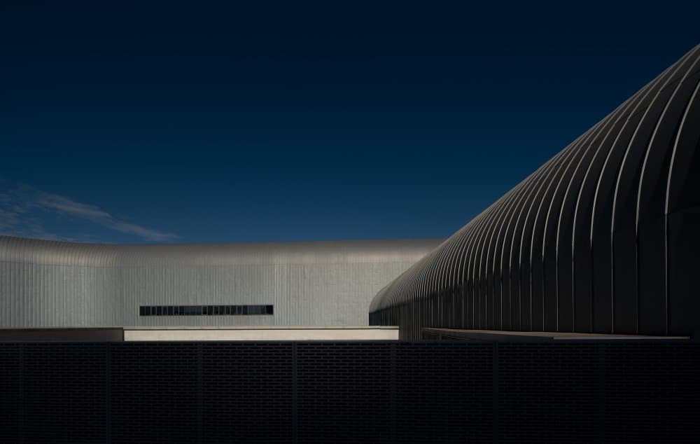 Modern Architectural Curves by Xiaoliang Guo — canvas wall art