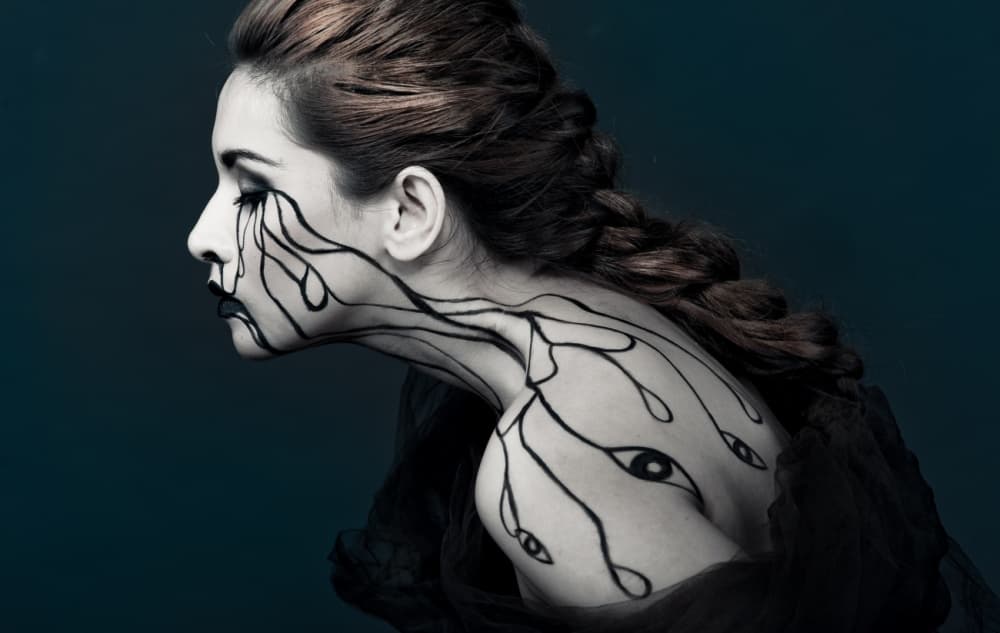 Dark Conceptual Portrait by Yudhistira Yogasara — canvas wall art