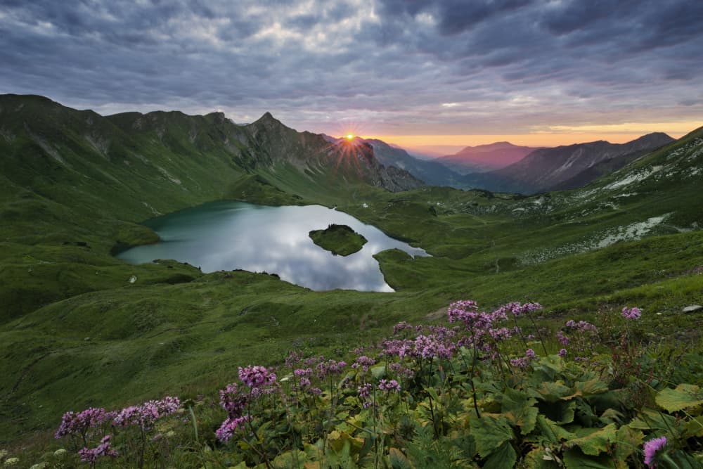 Magic Mountain Lake by Stefan Hefele — canvas wall art