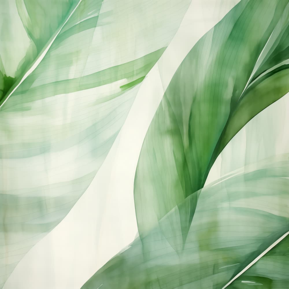 Fluid Green Leaves