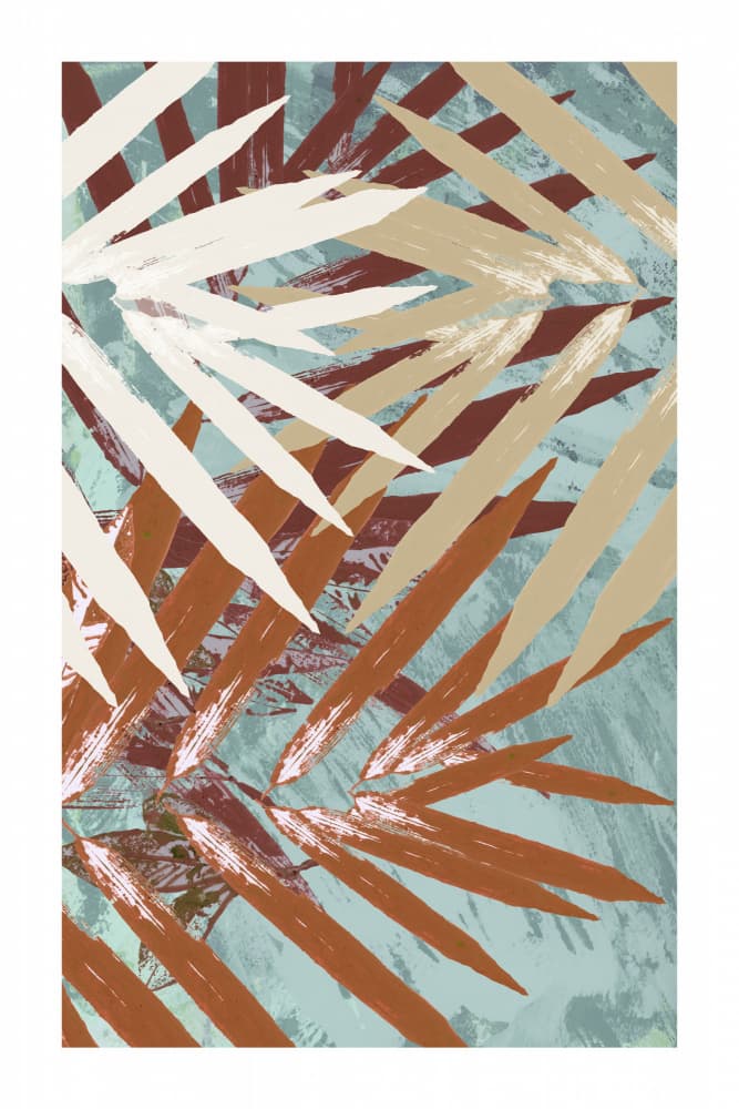Earthy Tropical Foliage by cartissi — canvas wall art