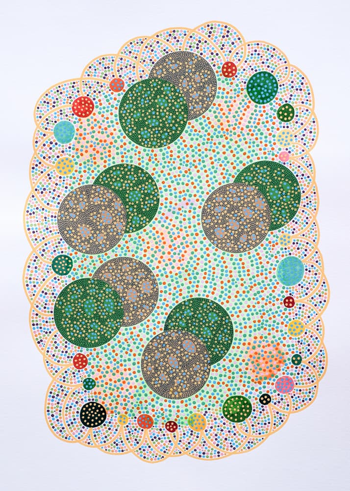 Vibrant Organic Patterns by Naomi Vona — canvas wall art