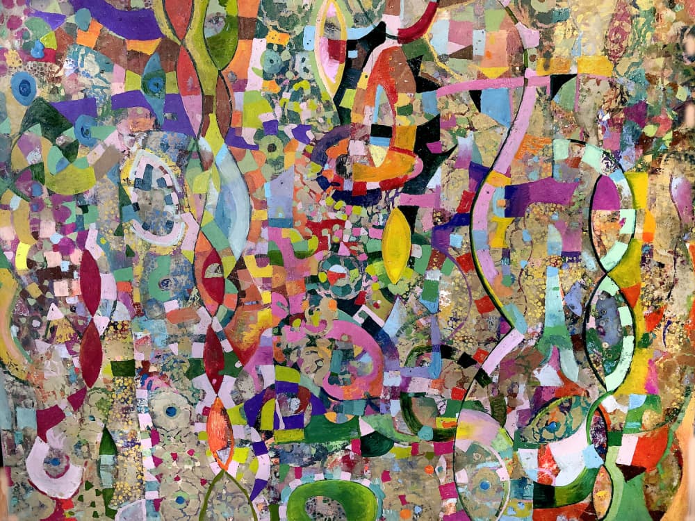 Vibrant Abstract Flow by Alise Loebelsohn — canvas wall art