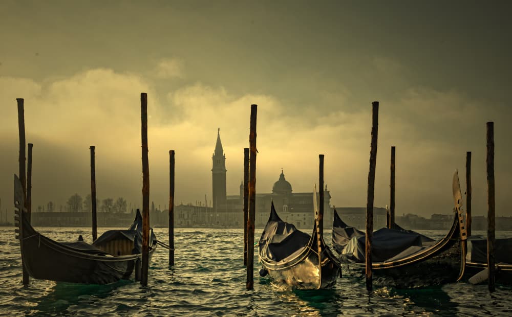 Venice Golden Morning by Isabelle DUPONT — canvas wall art