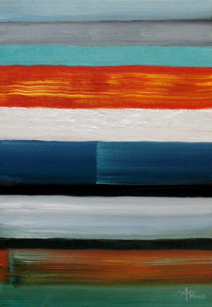 Modern Color Blocks by Angeles M. Pomata — canvas wall art