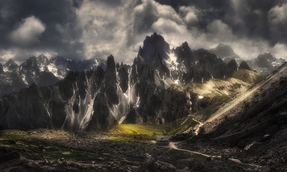 Dramatic Mountain Valley by Fran Osuna — canvas wall art