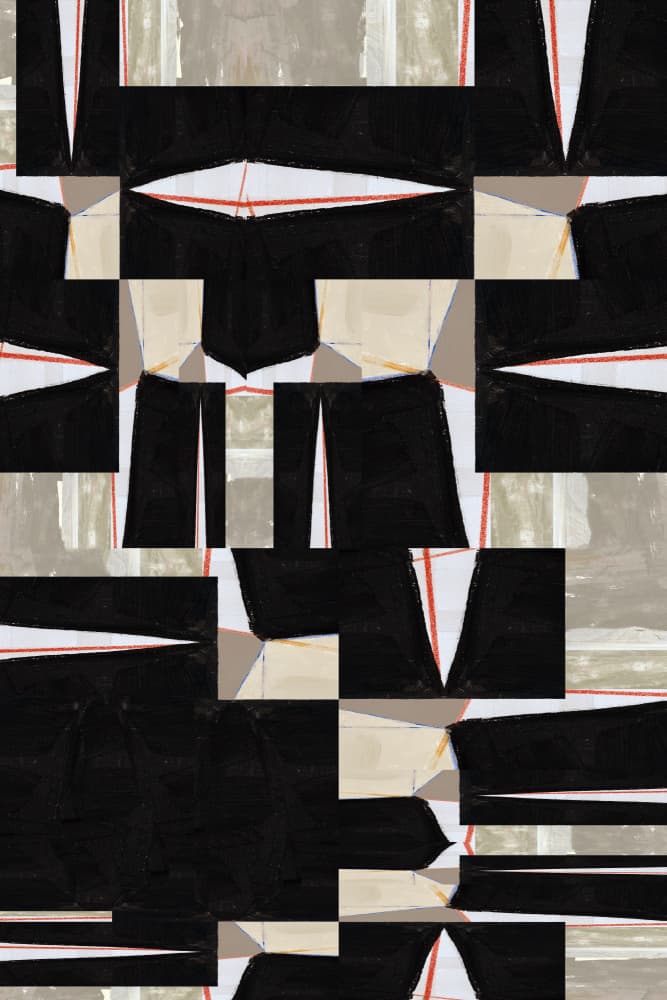 Modern Abstract Shapes by cartissi — canvas wall art
