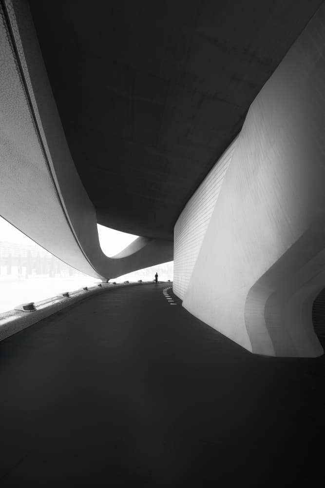 Modern Architectural Solitude by Olavo Azevedo — canvas wall art