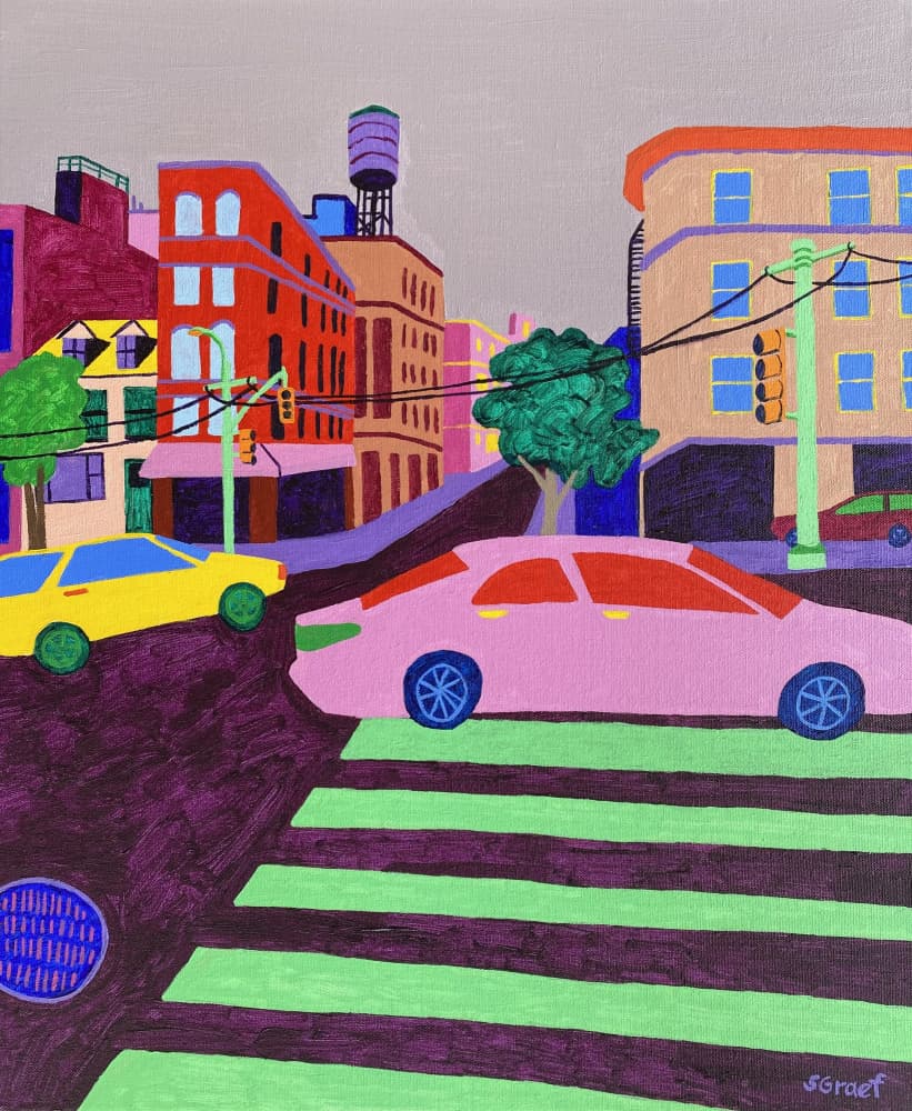 Rivington Street by Sue Graef — canvas wall art