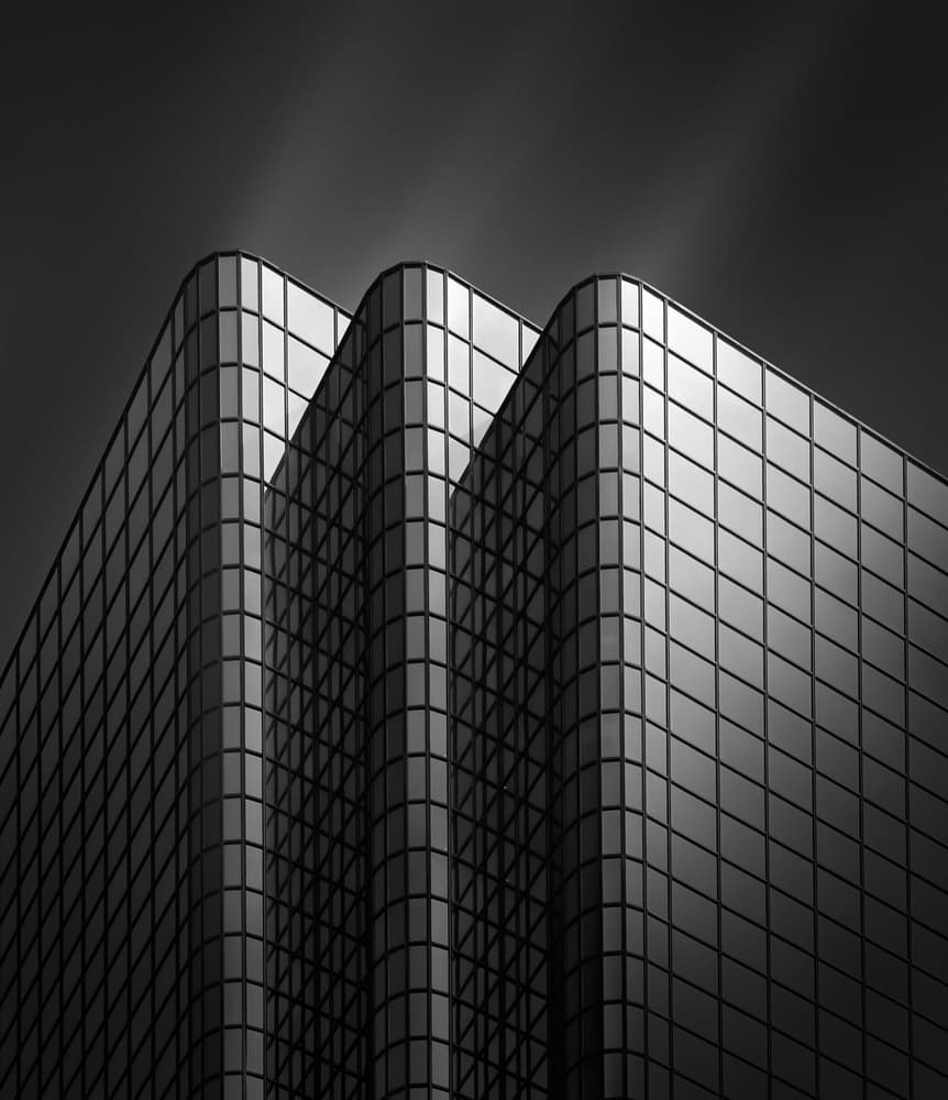 Modern Architectural Curves by Nadav Jonas — canvas wall art