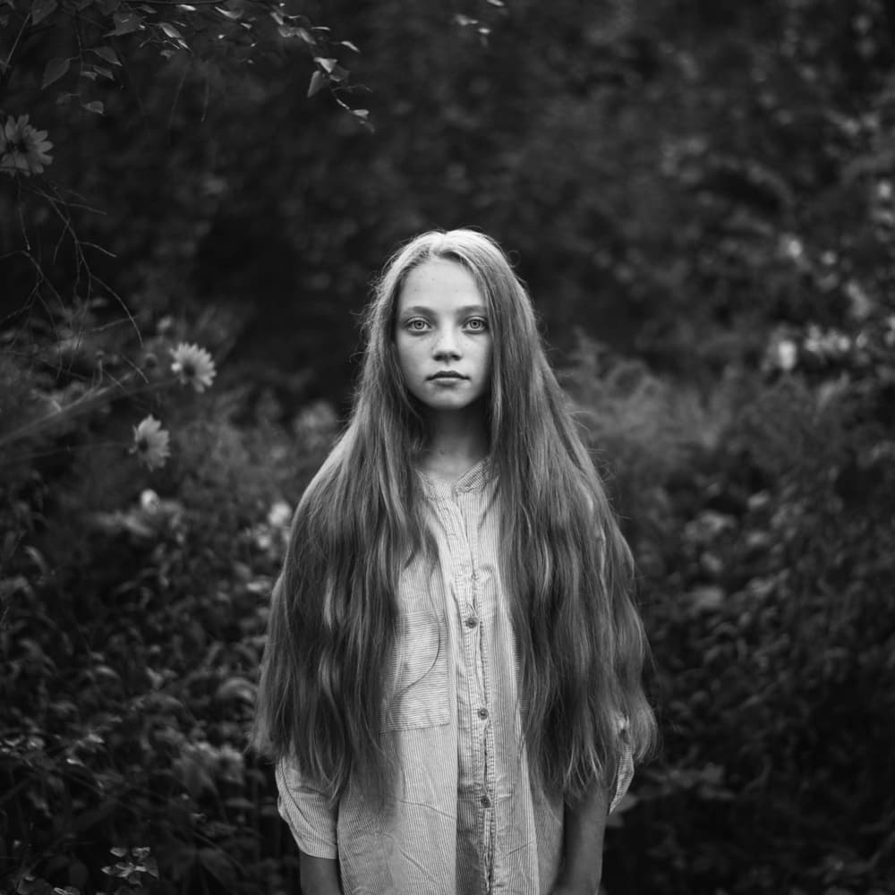 Pensive Girl In Nature by Małgorzata Masarz — canvas wall art