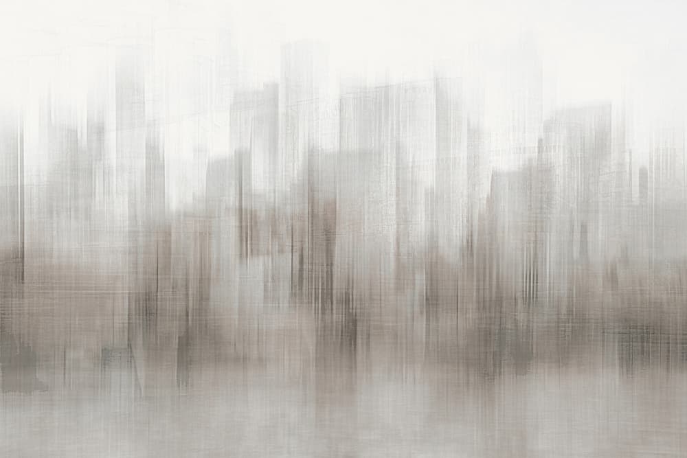 Abstract City Reflections by Christina Sillen — canvas wall art
