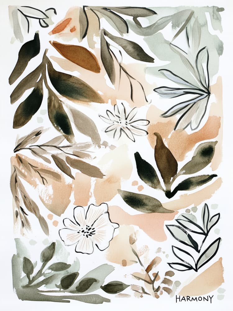 Leafy Whispers by Treechild — canvas wall art