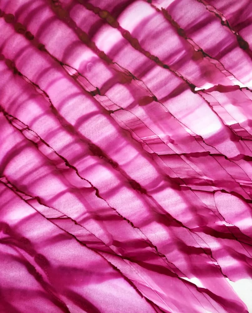 Fuchsia Flowing Pattern by Tara Mann — canvas wall art