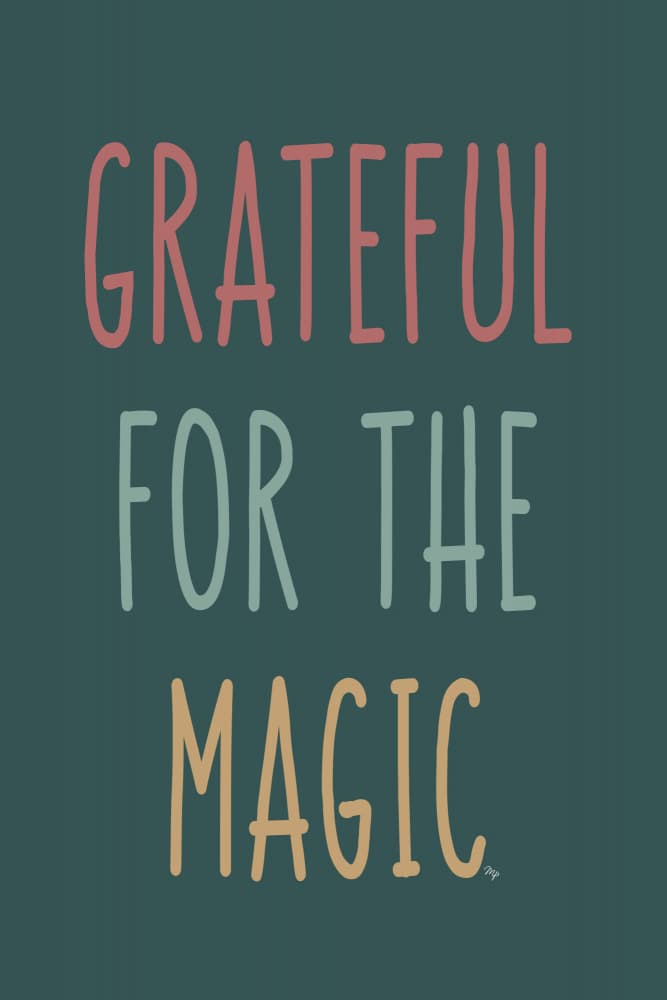 Grateful For The Magic by Martina — canvas wall art