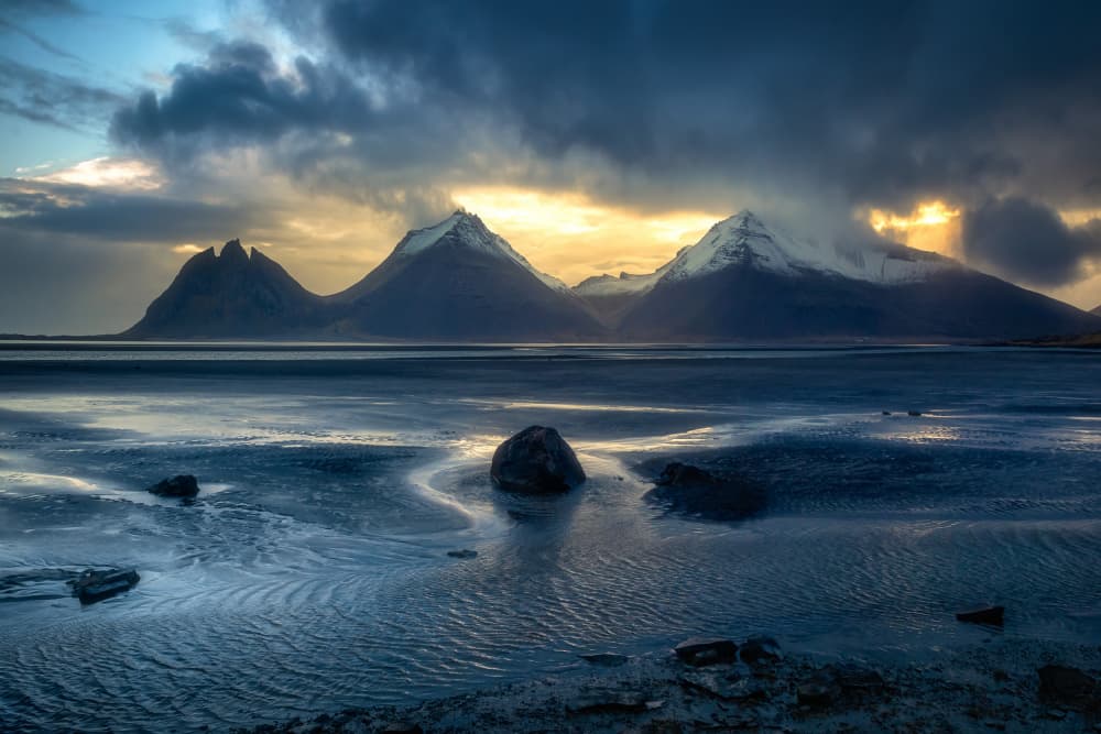Dramatic Coastal Peaks by Ivan Macia — canvas wall art
